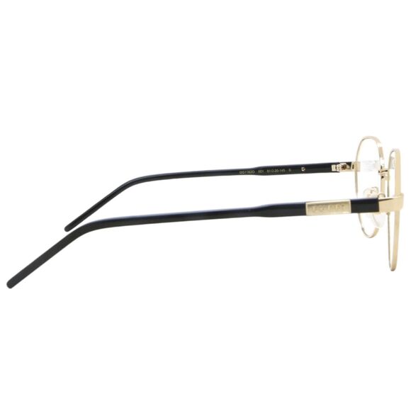 Gucci GG11620 Eyeglass Frames - Gold & Black, Full Rim, Round - Picture 3 of 6